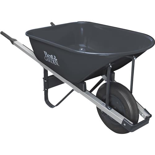 WB-007A Best Garden 6 Cu. Ft. Flat Free Tire Wheelbarrow WB-007A, wheelbarrow