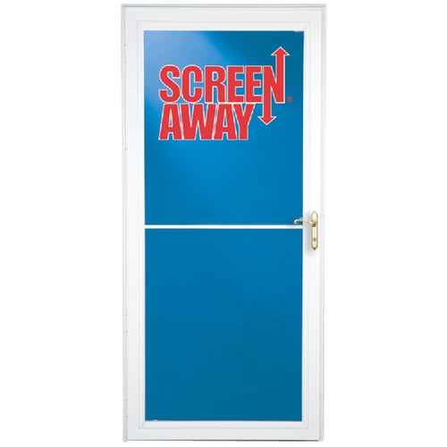 35660031 Larson Screenaway Lifestyle Full View Aluminum Storm Door 35660031, door, storm