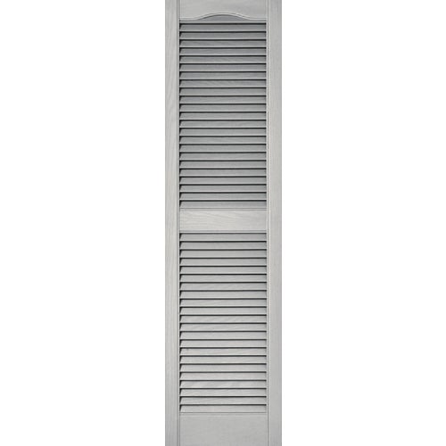 23140060030 Builders Edge Paintable Vinyl Open Louvered Shutter