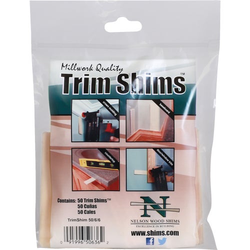 TRIMSHIM 50/6/6/40 Nelson Wood Shims Trim Shim shim, TRIMSHIM 50/6/6/40