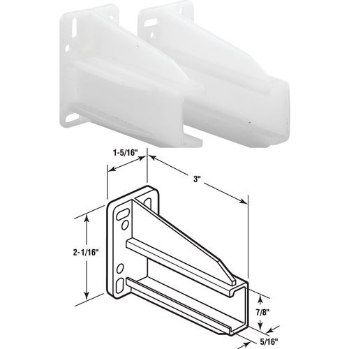 R 7227 Prime-Line Drawer Back Track Socket