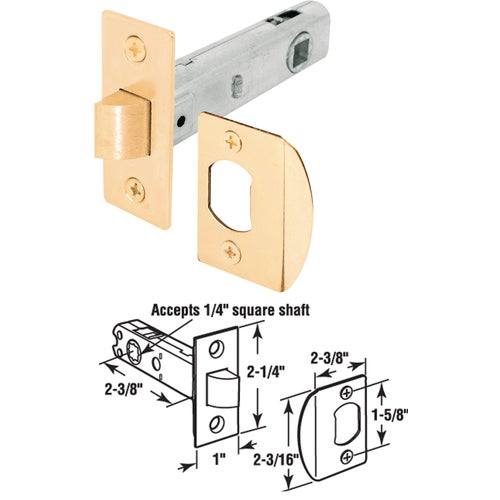 E 2281 Defender Security Privacy/Passage Tubular Latch