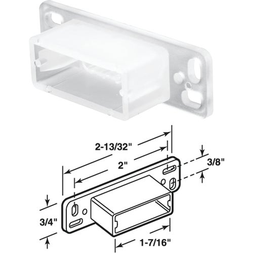 R 7145 Prime-Line Side Mount Track Socket