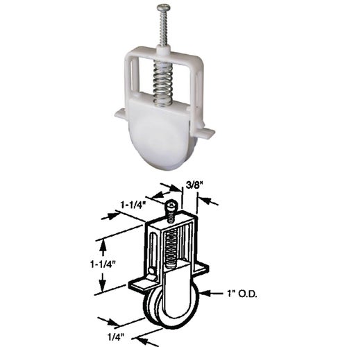 B 575 Prime-Line Adjustable Screen Door Roller Assembly B 575, door, roller, screen