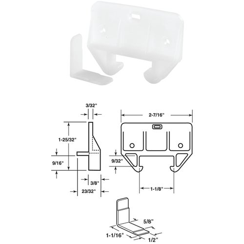 R 7224 Prime-Line Drawer Track Guide Kit