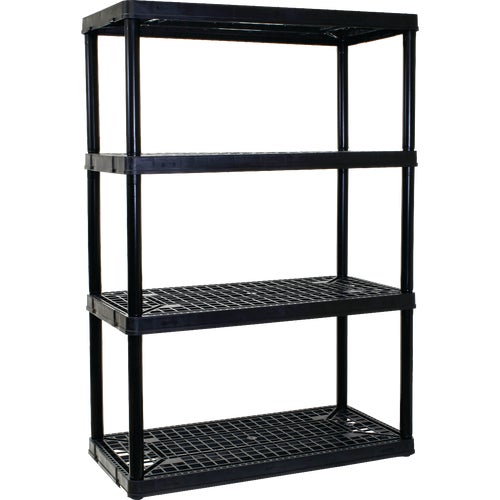 91063MAXIT-1C-30 Gracious Living 4-Tier Ventilated Plastic Shelving Unit