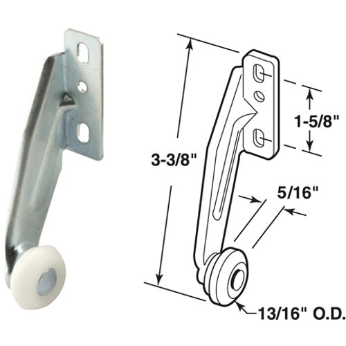 R 7148 Prime-Line Right Hand Rear Drawer Roller Bracket