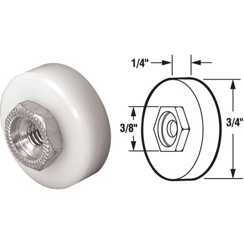 B 629 Prime-Line Threaded Screen Door Roller Assembly B 629, door, roller, screen