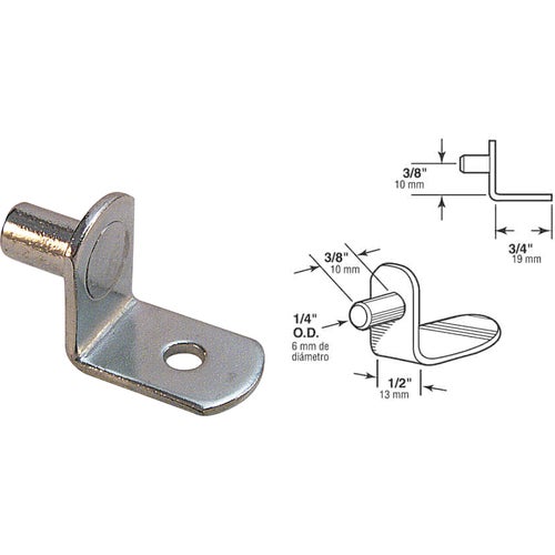 U 10169 Prime-Line Nickel Shelf Support