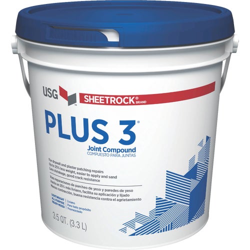 384013 Sheetrock Plus 3 Pre-Mixed Lightweight All-Purpose Drywall Joint Compound