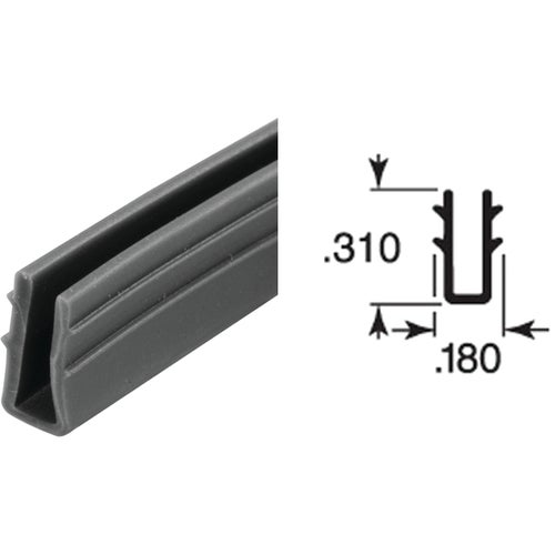 P7738 Prime Line 1/4 In. Glass Glazing Channel channel, glazing, P7738