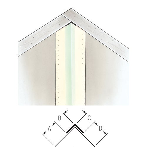 B2 Beadex Paper Faced Metal Inside Drywall Corner Bead