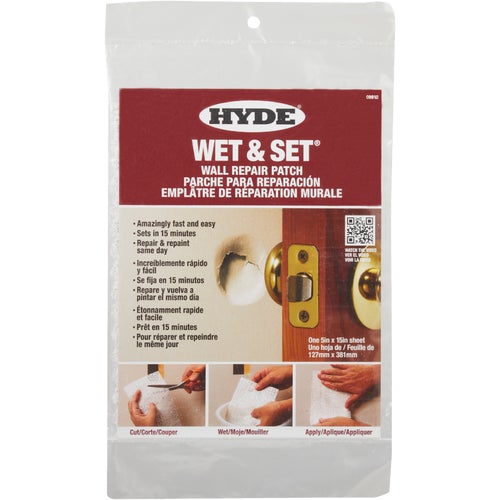 9911 Hyde Wet & Set Wall & Ceiling Repair Drywall Patch