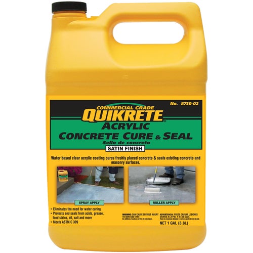 873002 Quikrete Concrete Cure And Seal Satin Finish Concrete Sealer