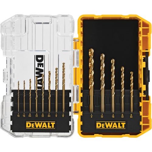 DW1363 Irwin 13-Piece Titanium Drill Bit Set