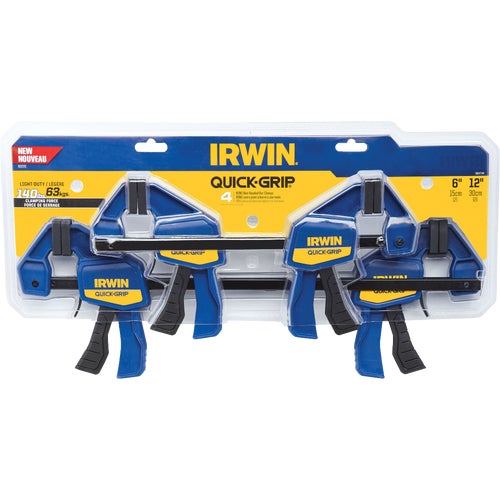 1964748 Irwin Quick-Grip One-Hand Bar Clamp Set