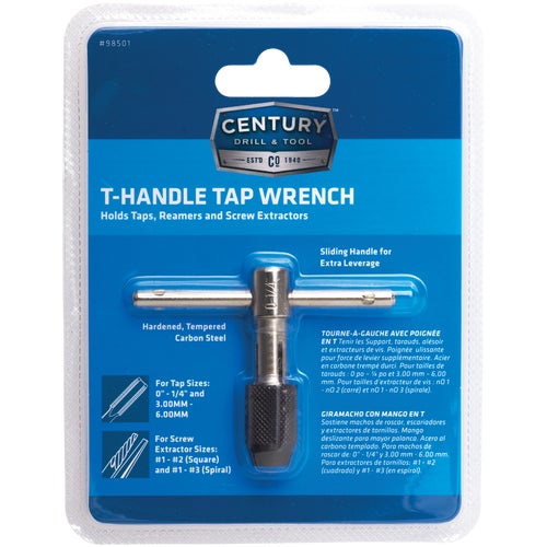 98501 Century Drill & Tool T-Handle Tap Wrench