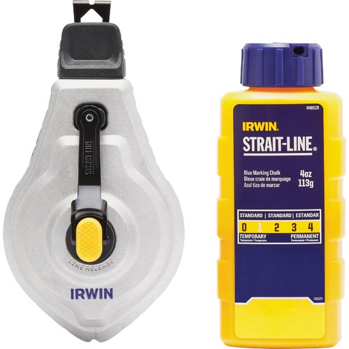 1932889 Irwin STRAIT-LINE Mach6 Chalk Line Reel and Chalk