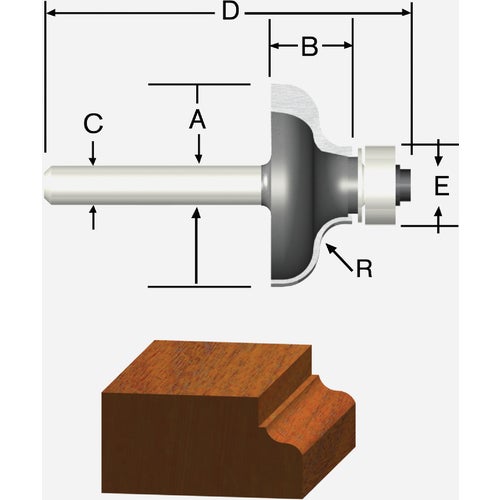 23127 Vermont American Ogee Bit