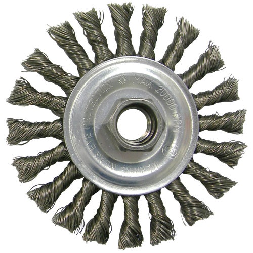 36018 Weiler Twist Knot Angle Grinder Wire Wheel