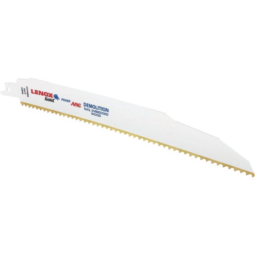 21089960GR Lenox Gold Power Arc Demolition Reciprocating Saw Blade 21089960GR, blade, demolition, reciprocating, saw