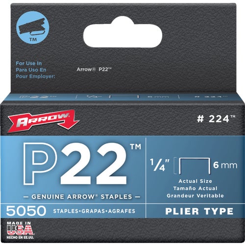 225 Arrow P22 Plier Type Staple