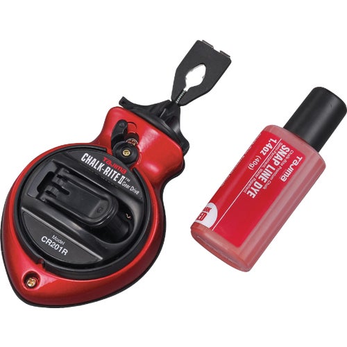 CR201R-PR Tajima Chalk-Rite II Extra Bold Chalk Line Reel and Chalk