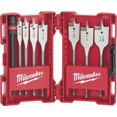 49-22-0175 Milwaukee 8-Piece Universal Spade Bit Set