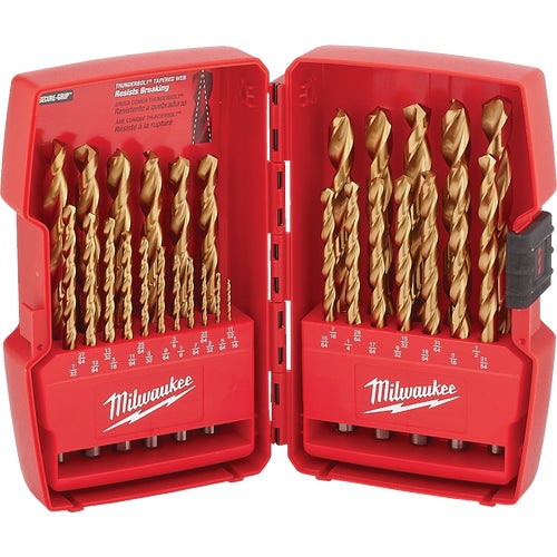 48-89-0012 Milwaukee Thunderbolt 29-Piece Titanium Drill Bit Set