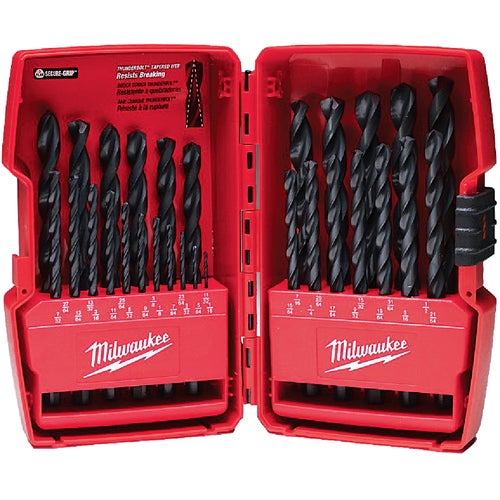 48-89-2802 Milwaukee Thunderbolt 29-Piece Black Oxide Drill Bit Set