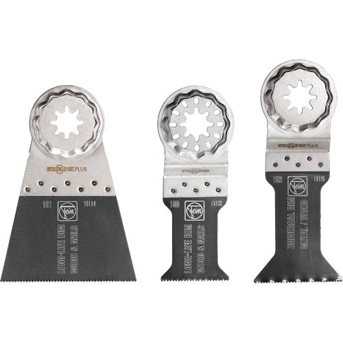 35222952090 Fein Starlock 3-Piece E-Cut Oscillating Blade Assortment