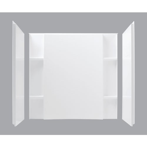 71164100-0 Sterling Accord 60 In. Seated Shower Wall Set 71164100-0, alcove, shower, surrounds, walls