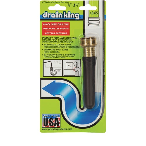 186 Drain King Water-Pressure Drain Opener