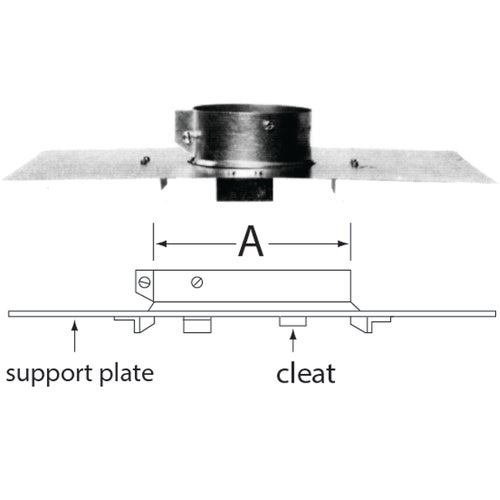 104400 SELKIRK RV Pipe Support Assembly