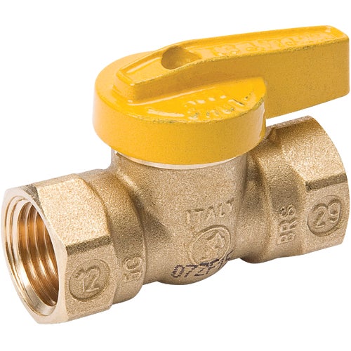 110-522 ProLine Forged Brass Gas Ball Valve, 1-Piece Body