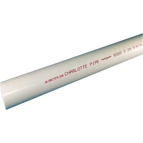 PVC 09300  0600 Charlotte Pipe Schedule 30 Rigid Vinyl PVC-DWV Pipe