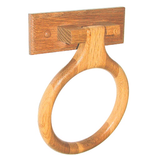 B50701 Home Impressions Oak Towel Ring