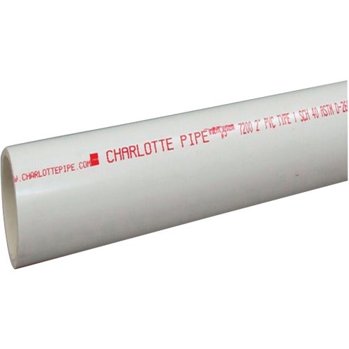 PVC 07112  0600 Charlotte Pipe PVC DWV/Pressure Dual Rated Schedule 40 Pipe