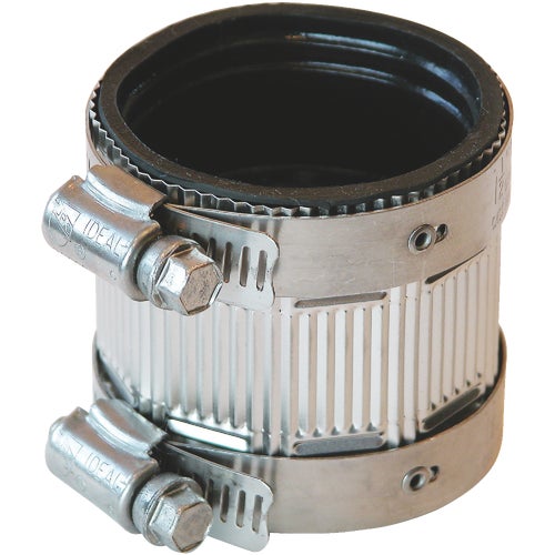 21220 Black Swan PVC No-Hub Coupling - Cast Iron Pipe