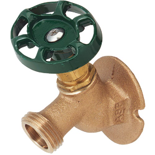 255LF Arrowhead Brass Sillcock Faucet Solid Flange Oval Handle