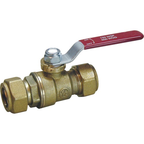 107-023NL ProLine Forged Brass Ball Valve Compression End