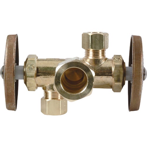 CR1900DVX R BrassCraft Dual Outlet Shut-Off Valve