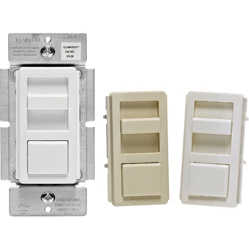 R60-IPL06-10M Leviton Decora 3-Way Slide Dimmer Switch