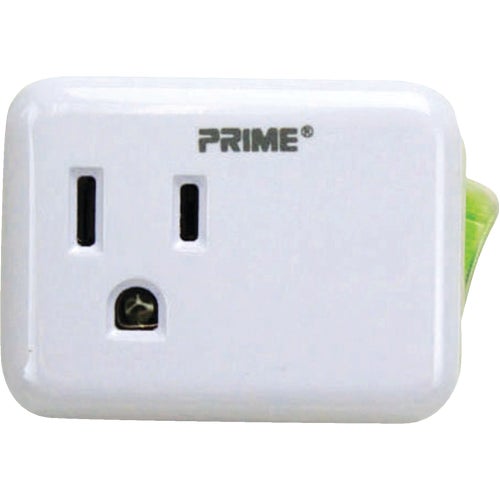 PBES001 Prime Wire & Cable Plug-In Outlet With Switch