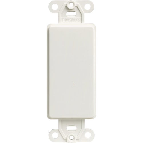 022-80414-02W Leviton Decora QuickPort Wall Plate Insert