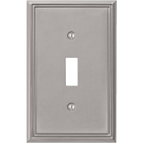 77TBN Amerelle Metro Line Cast Metal Switch Wall Plate