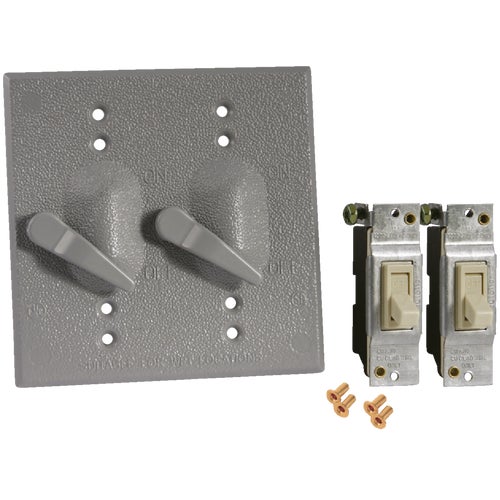 5124-5 Bell Weatherproof Electrical Cover With Switches