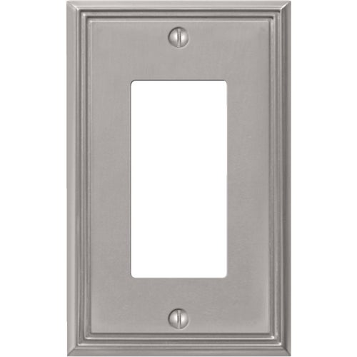 77RBN Amerelle Metro Line Cast Metal Rocker Decorator Wall Plate