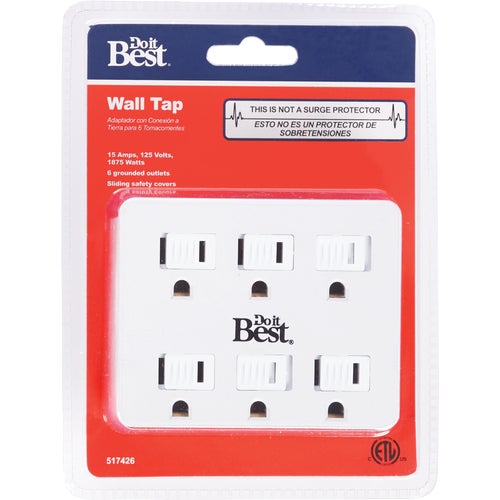 LA-33-W Do it Best 6-Outlet Tap