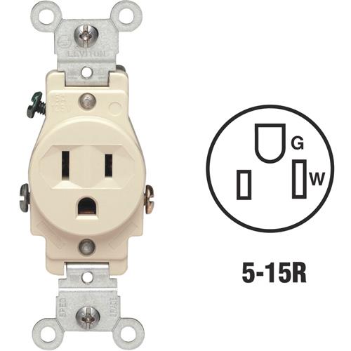 S11-5801-KIS Leviton Commercial Grade Shallow Single Outlet